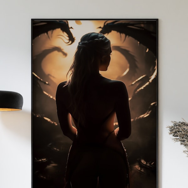 Game of Thrones Daenerys Targaryen Khaleesi | Mother of Dragons | Poster Print
