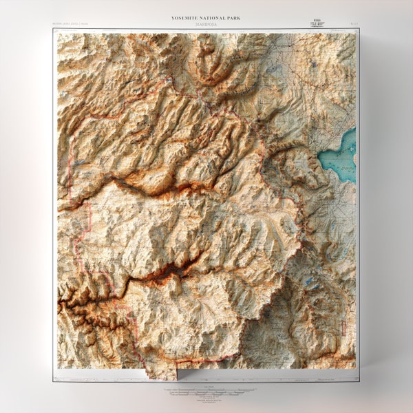 Topographical Map Etsy