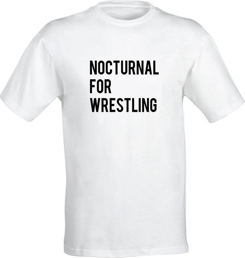 Wrestling TShirt / Pro Wrestling Tees / Nocturnal For Etsy