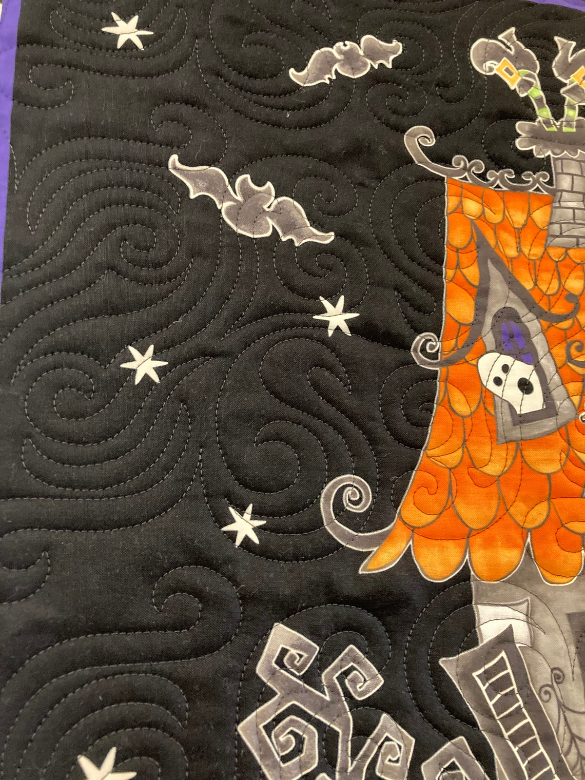 Quilted Halloween Wall Hanging - Etsy