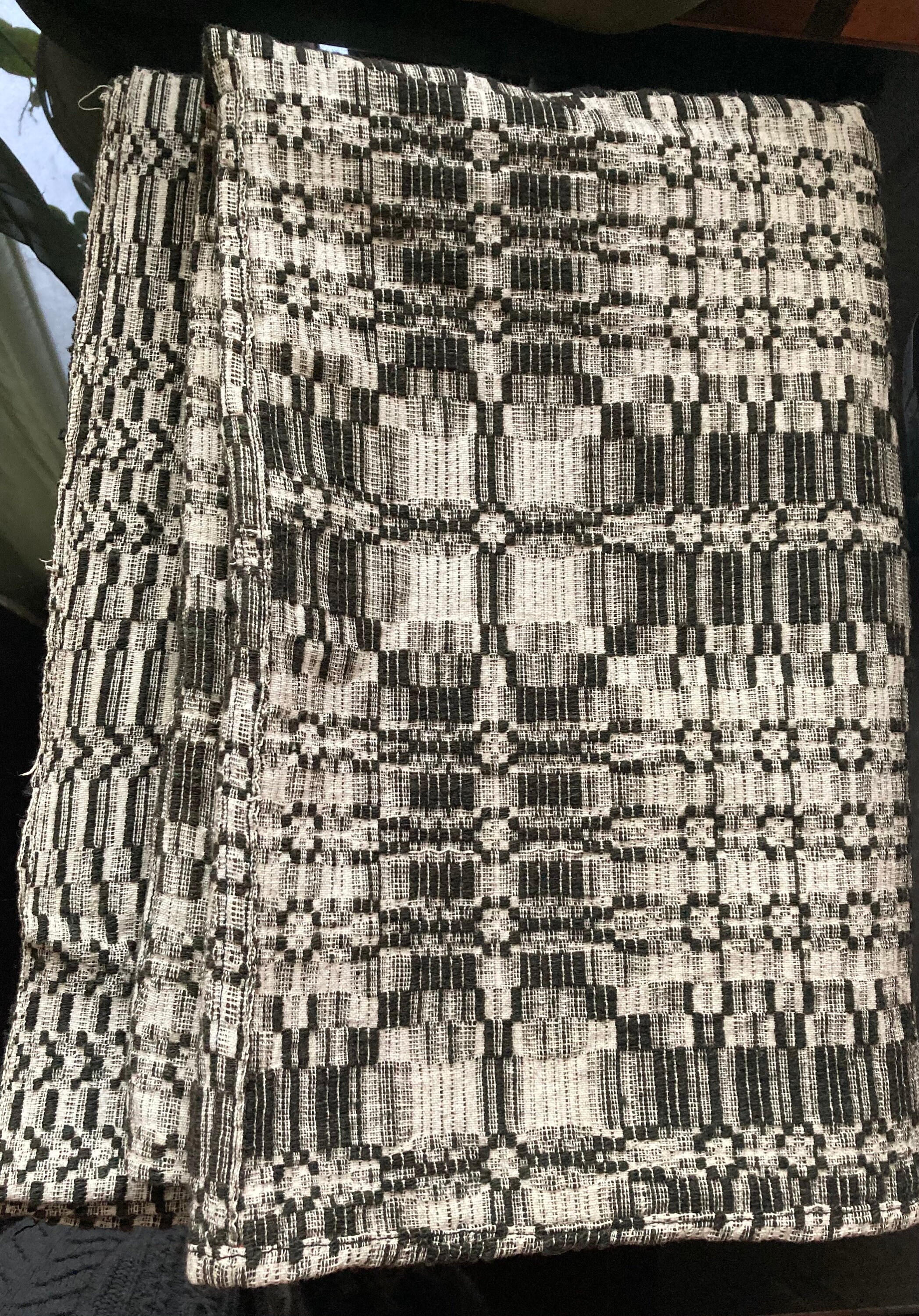 Antique Lithuanian Handwoven Wool Blanket Etsy