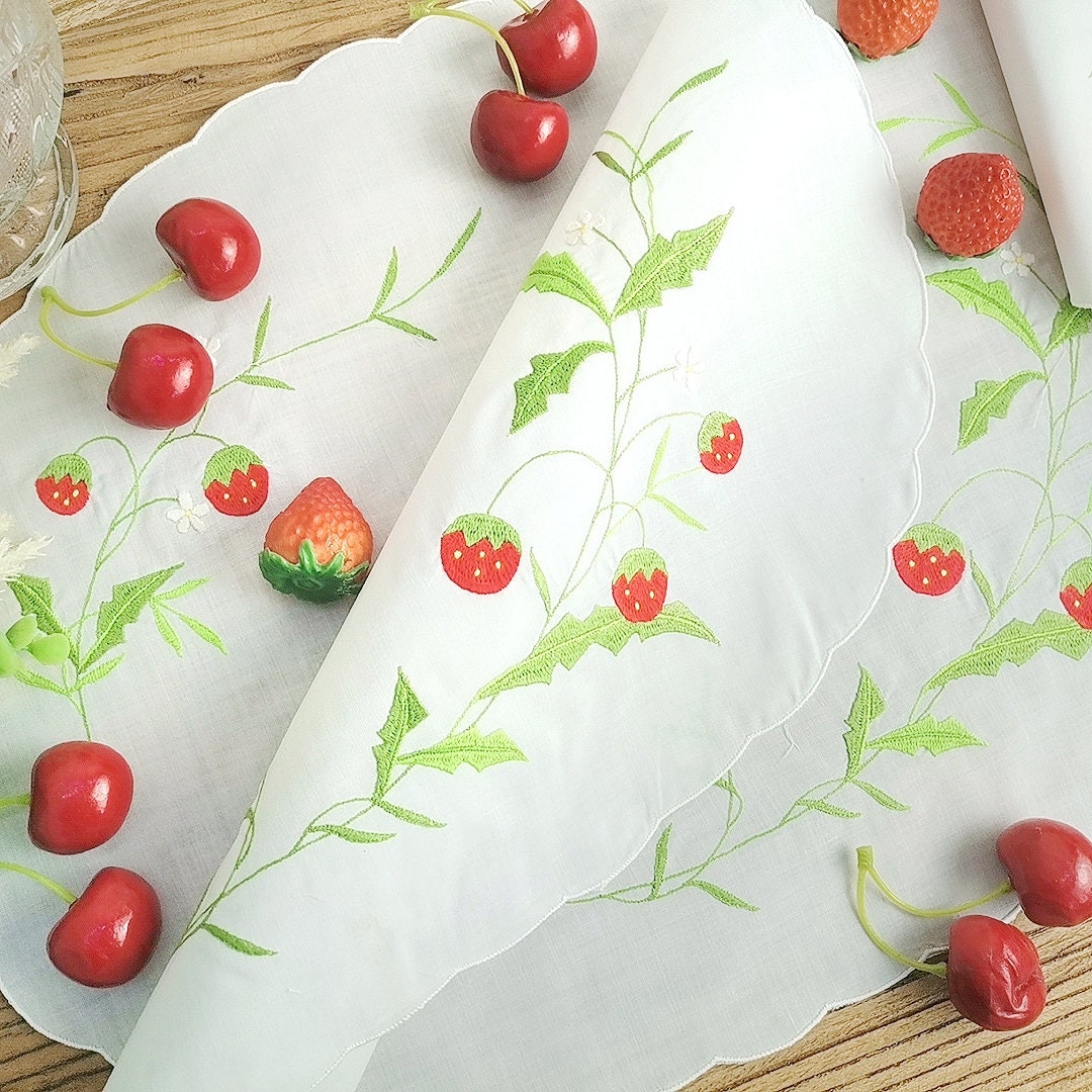 Lovely Machine Embroidery Table Runner Colorful Embroidery Etsy UK