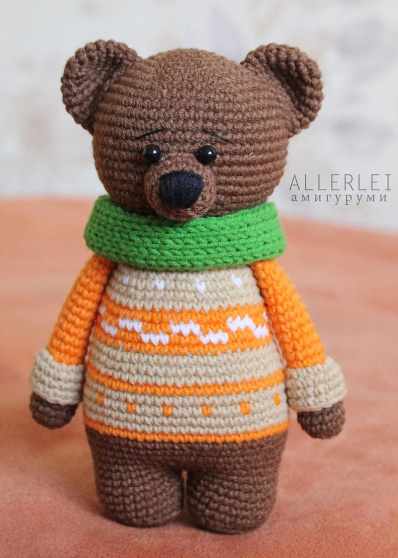 teddy bear crochet bag