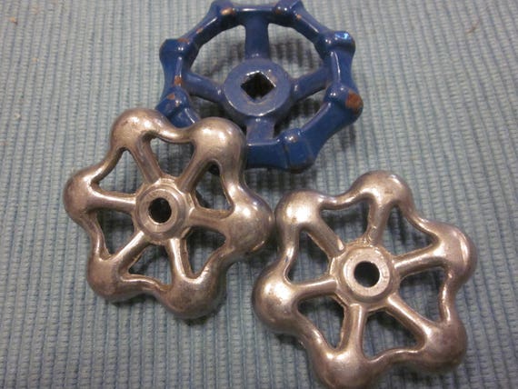 Three Old Faucet Handles Etsy