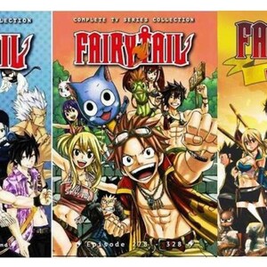 Anime Dvd Fairy Tail Episode 1 328 End Movie Ova Etsy