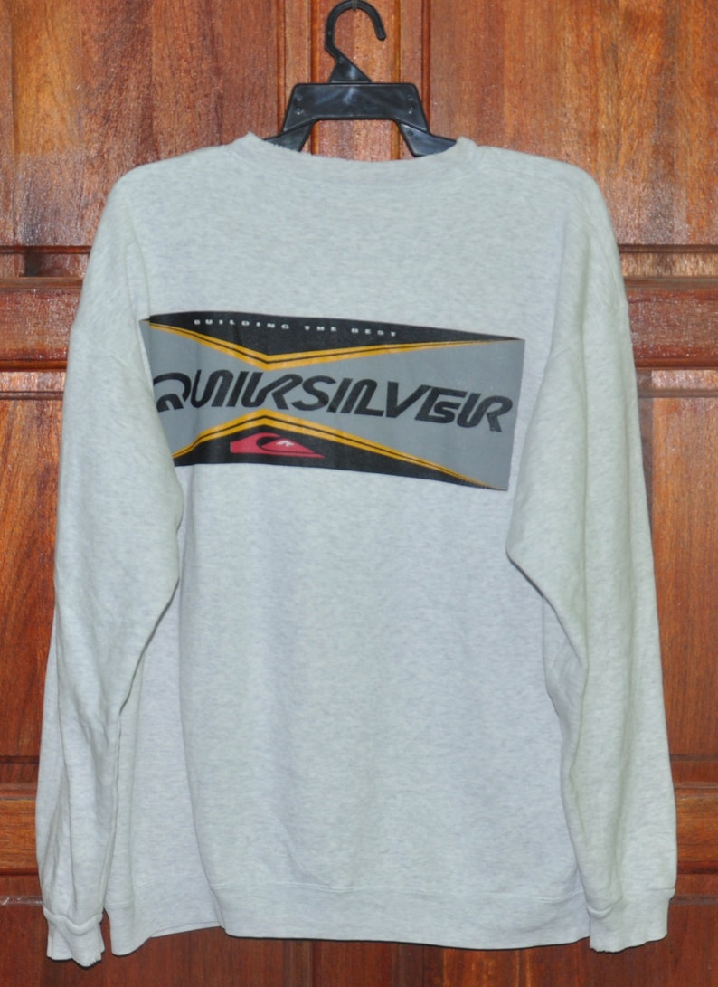 Vintage Quiksilver Sweater Unisex Clothing Adult Skate Surf Sweatshirt