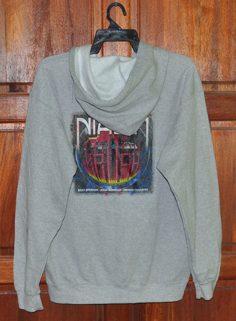 Vintage Niacin Billy Sheehan John Novello and Dennis Chambers With signed Gray Saiz Large