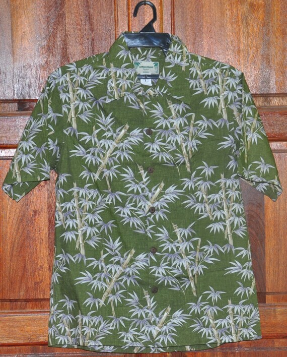 Vintage Kamehameha Hawaiian Shirt Men Small Size