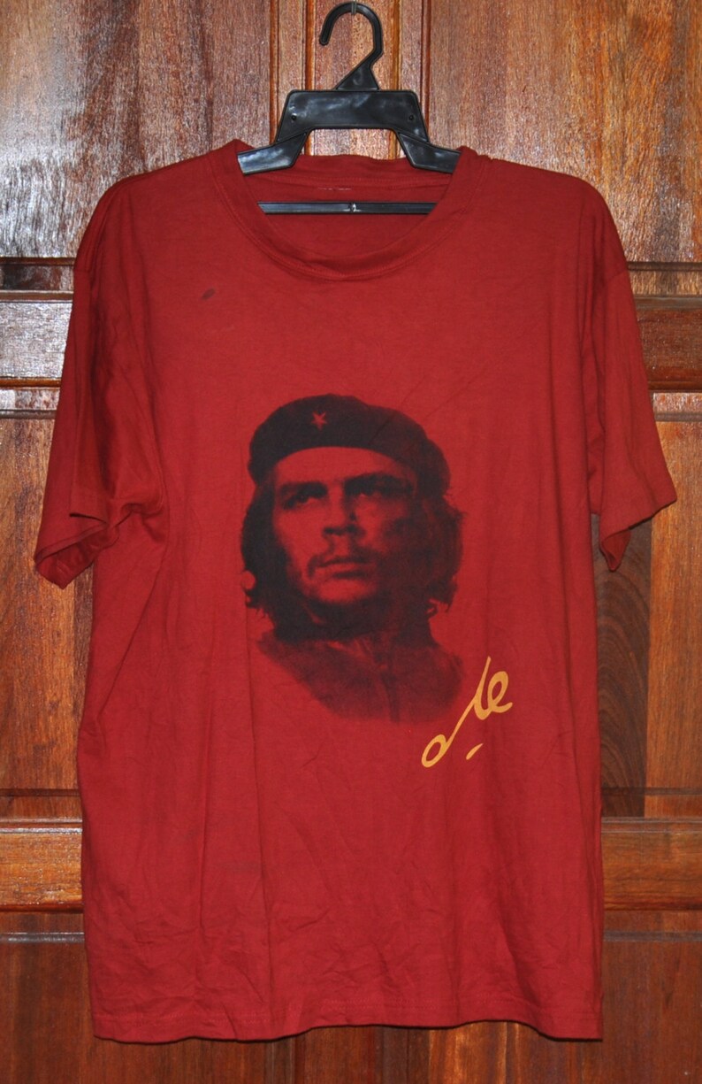 Vintage Che Guevara t shirt Red Medium Size Etsy