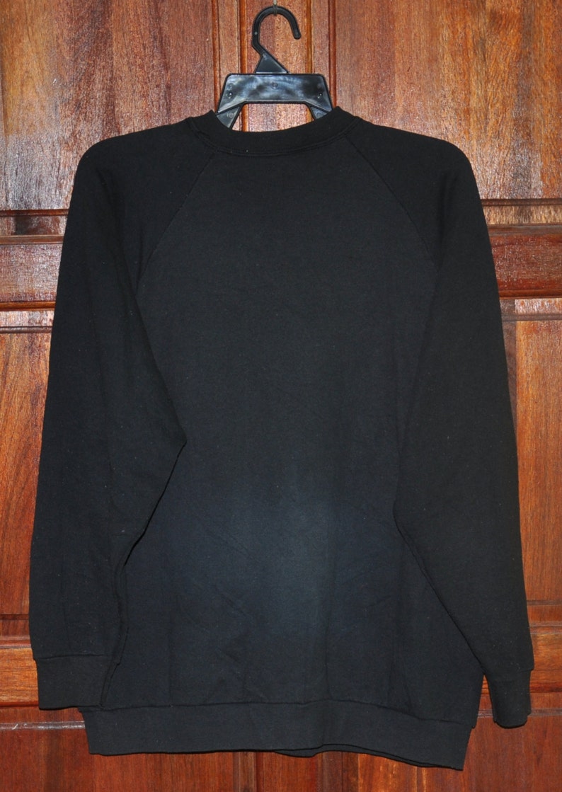 Vintage 90s Edgewood Beavers Sweater Sweatshirt Black XL Saiz