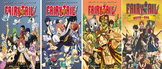 Anime Dvd Fairy Tail Episode 1 328 End Movie Ova Etsy