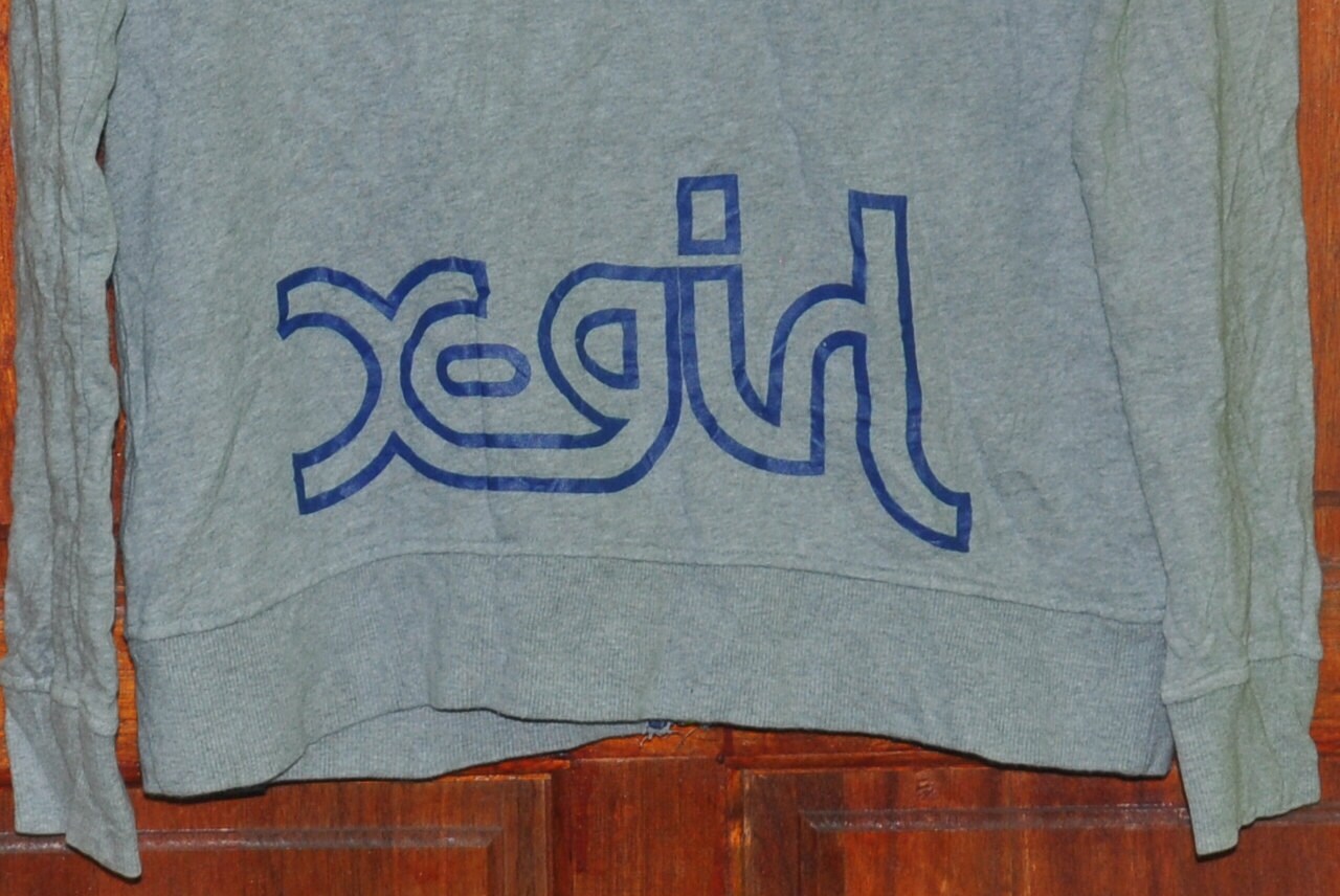 Vintage XGIRL DRESS Hoodie Sweatshirt Sweeter Big Logo Gray Etsy