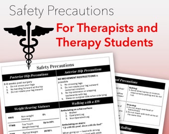 Therapie-Sicherheitshinweise, PT OT Rehab (Digitaler Download)