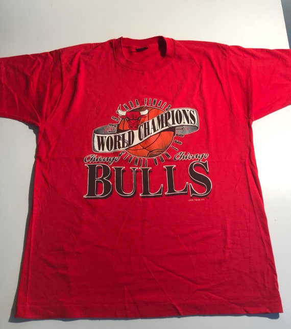 vintage chicago bulls championship shirts