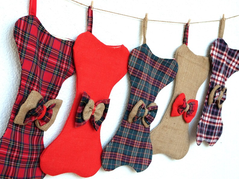 Pet Stocking Personalized Dog Bone Christmas Stocking Dog Christmas Bone Stocking J17 Dog Stocking Dog Bone Stocking Christmas Stocking