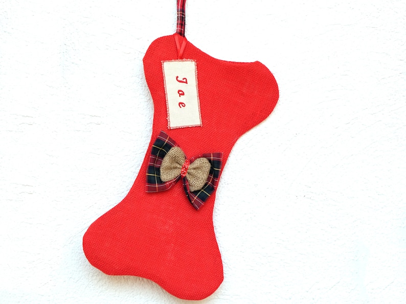 Pet Stocking Personalized Dog Bone Christmas Stocking Dog Christmas Bone Stocking J17 Dog Stocking Dog Bone Stocking Christmas Stocking