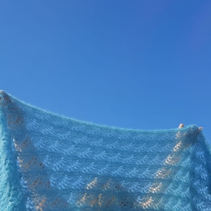 Knitted lace scarf, shawl, pdf pattern, gift, wedding, begginer friendly, easy knit, fast knit pattern, knitting pattern, winter fashion