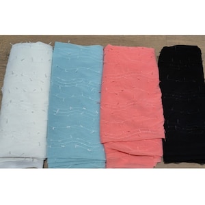 1 Yard Sheer Mesh Medium Weight PowerNet 60&quot; wide Powernet Nylon Spandex Lingerie 4 way stretch tulle fabric underwear soft mesh