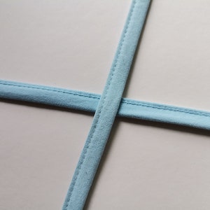 1 meter/yard-3/8&quot;(10mm)-Baby Blue Plush Underwire Channeling/Casing for Bra Making DYEABLE,Lingerie sewing,Strap,Underwire,Underwear