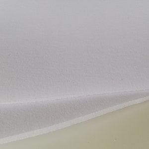 White Sew Bra Foam 1/8"(3mm) thick 100%Polylaminate,Cotton jersey, Bra Making,Swimwear,Cups,DIY,Lingerie Sewing,Stretch,Cut,Fabric,Top,Dress