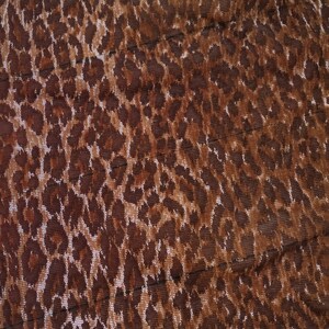 1 Yard Leopard Sheer Mesh Medium Weight PowerNet 60&quot; wide Powernet Nylon Spandex