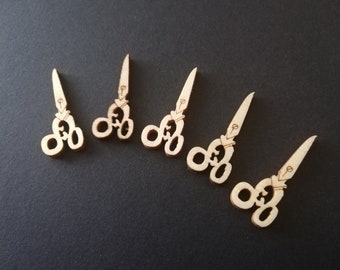 Set Scissors Wooden Buttons Sewing Accessories Style 2-Holes Button Decoration DIY Handmade