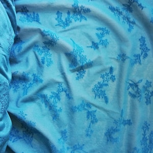 1 Yard/meter Blue Sheer Mesh,4 way stretch,Medium Weight,PowerNet,74&quot; wide,Lycra,Nylon, Spandex,Bra making,Lingerie Sewing,Top,Underwear,Sew