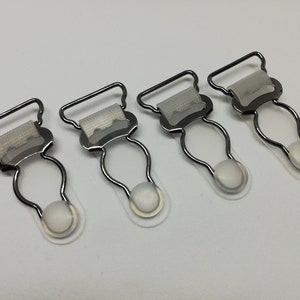50pcs-3/4&quot;(20mm)-Gun Black Garter Suspender Clips,Strap Adjuster,Making,Lingerie Sewing,Garter Belt,Buckle,Metal,Fastener,Stocking