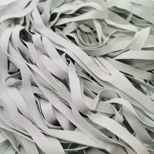1 m./año - 1/3" (8 mm) - Elástico de goma blanca para trajes de baño Elástico para trajes de baño, Elástico para natación, Banda elástica, Fabricación, Costura, Suministros, Ropa interior