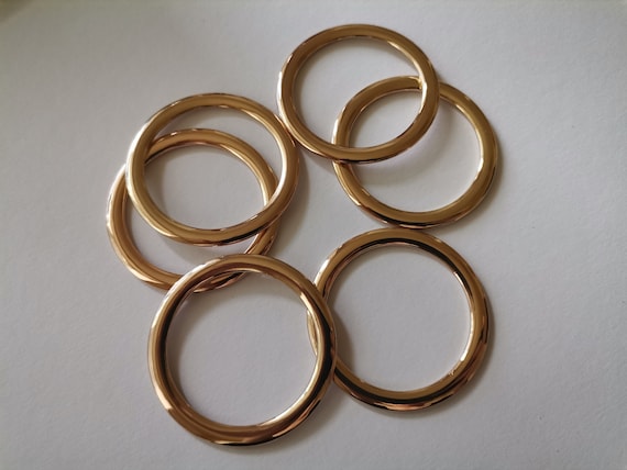 Metal Bra Strap Adjuster Slider Hook O Ring Lingerie Sewing Craft 6mm~30mm  gold