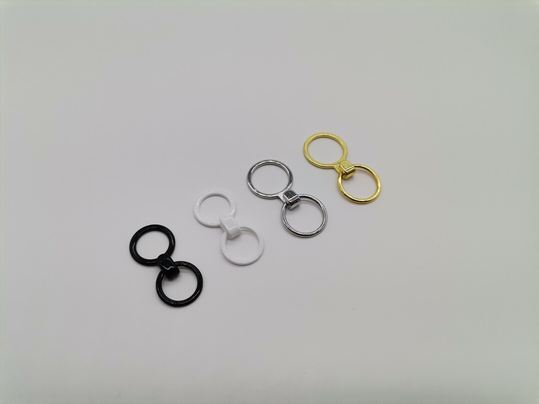 10mm/3/8 100/1000pcs Bra Metal Ring With Hook Bra Clipper Bra