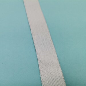 21mm/ 3/4&quot; - 1 y./meter White Narrow Knitted Elastic Cord White Skinny,Elastic Cord,Bikini,Cord for Mask,Thin Elastic for Sewing,DIYmaking