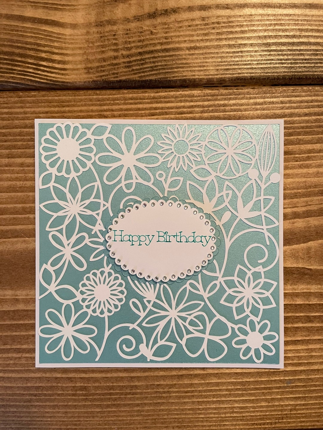 Floral Birthday Card/ Handmade Card - Etsy