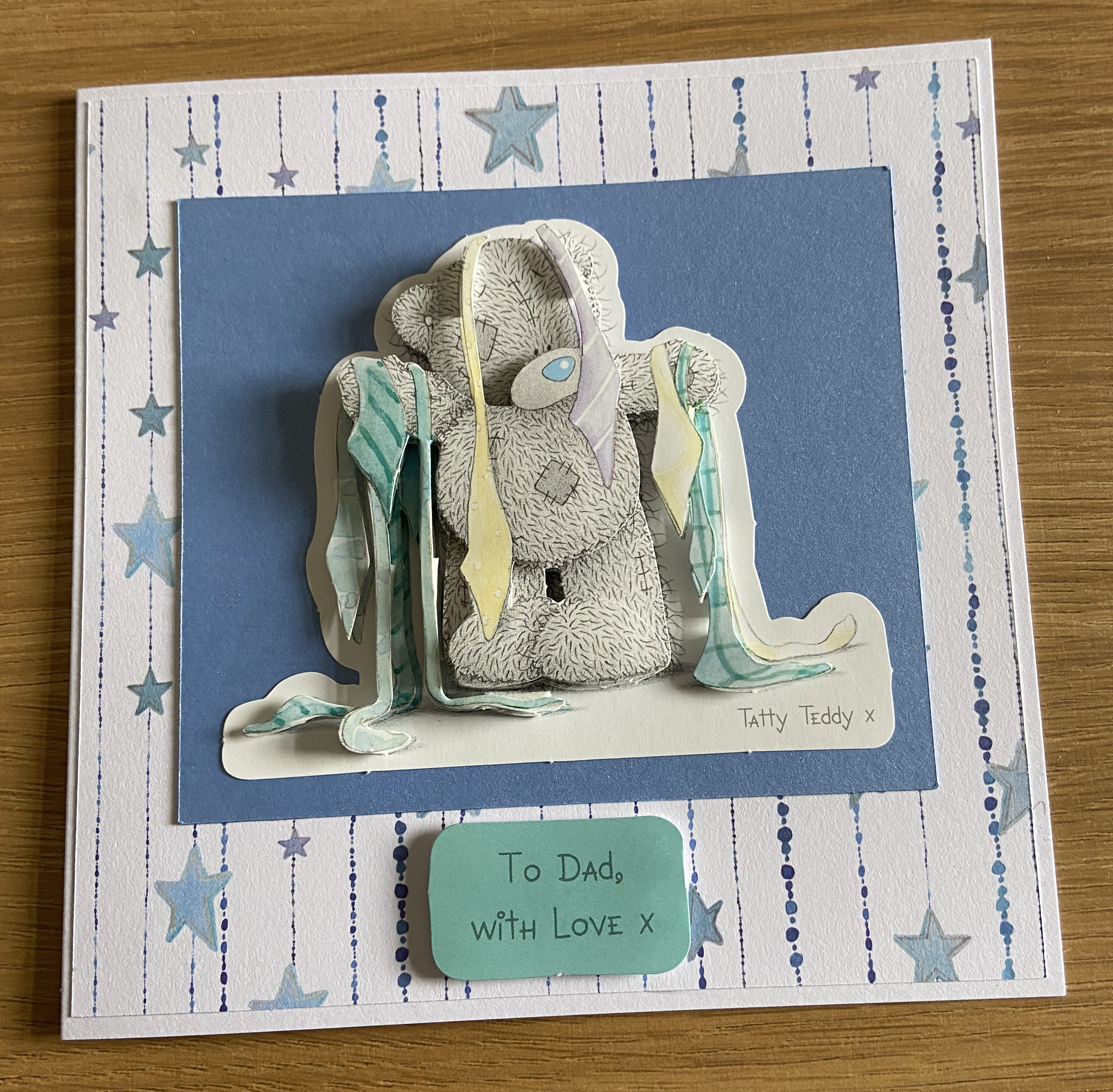 Me to you Dad card/ Birthday card/ Father’s Day card.