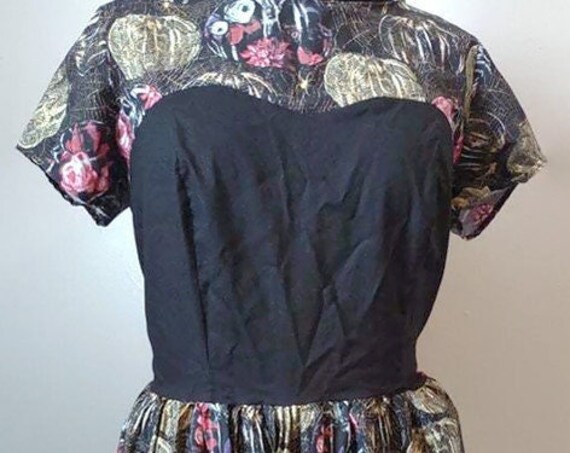 D-4116 Spooky pumpkin dress