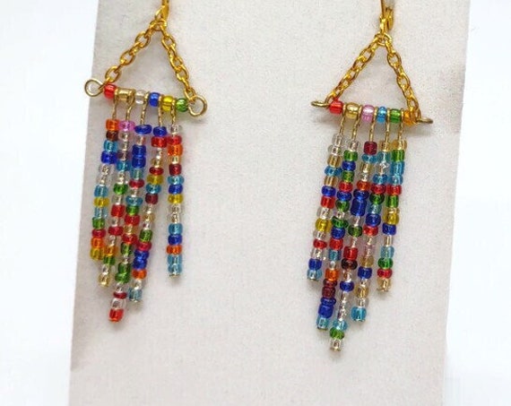 E-1674 Beaded Earrings