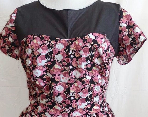 Pink flower dress