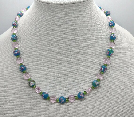 Handcrafted bead necklace