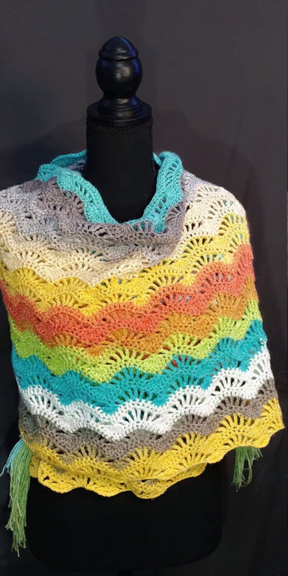 C-5209 Crochet Shawl / Wrap