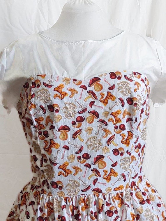 Plus Size Mushroom print dress