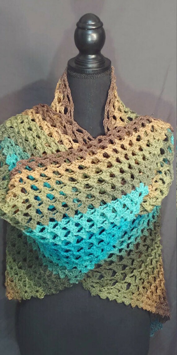 C-5208 Crochet Shawl 3D pattern