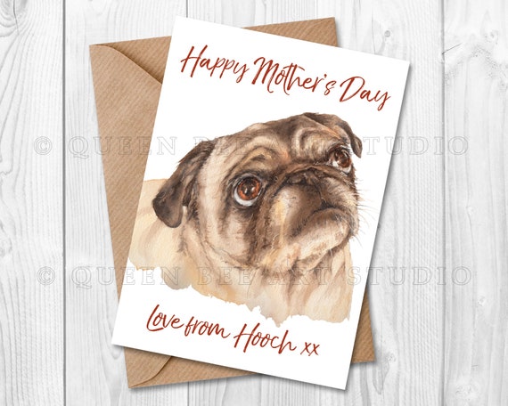 Happy mothers day best sale pug