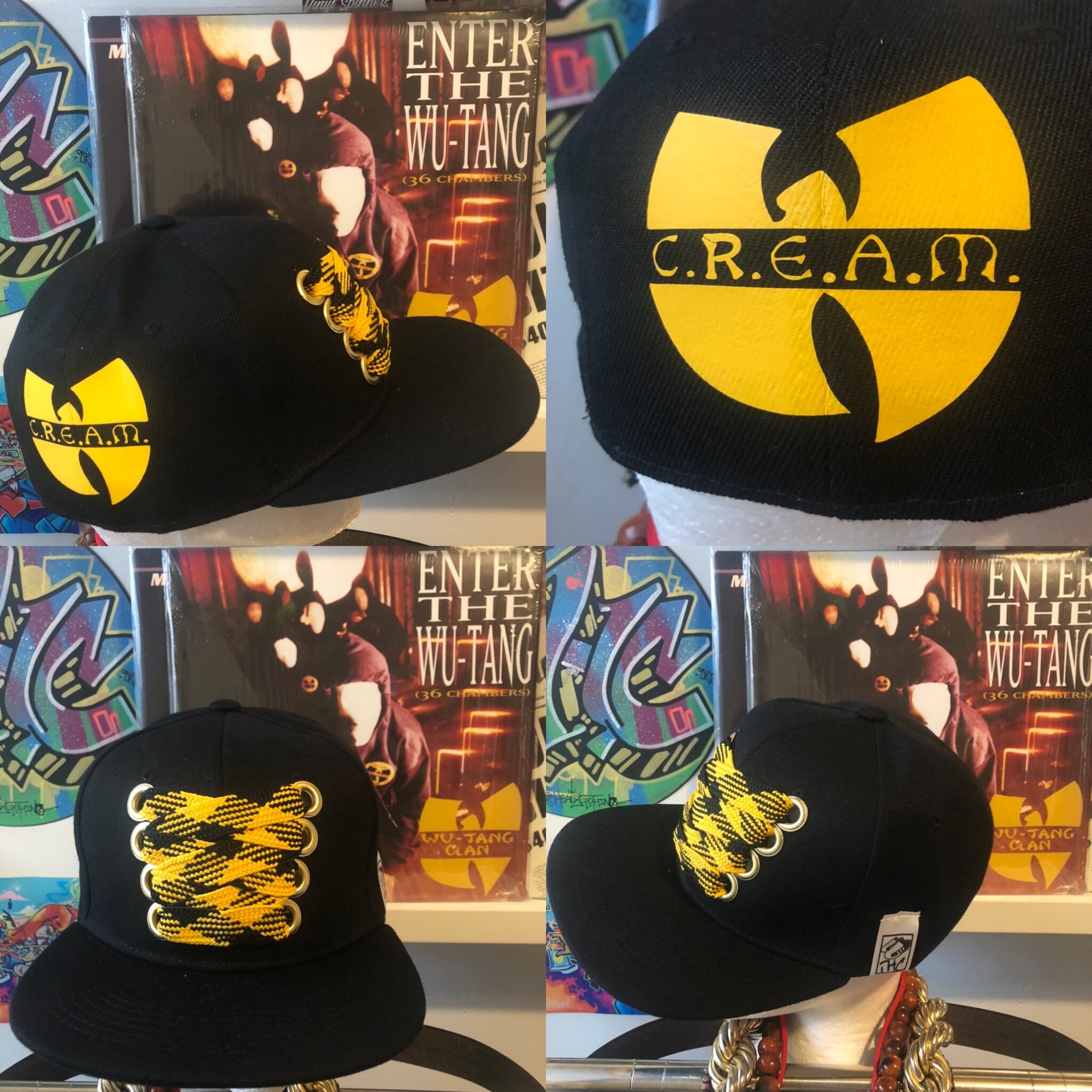 The Wu-tang CREAM. Snapback Cap With 