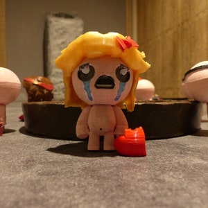 Figurines de tous les personnages de Binding of Isaac Repentance Magdalene