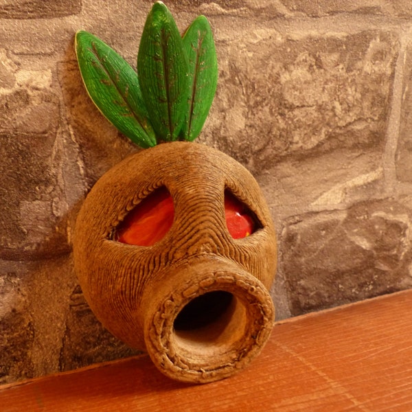 Masque Mojo en bois (Zelda)