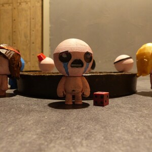 Figurines de tous les personnages de Binding of Isaac Repentance Isaac