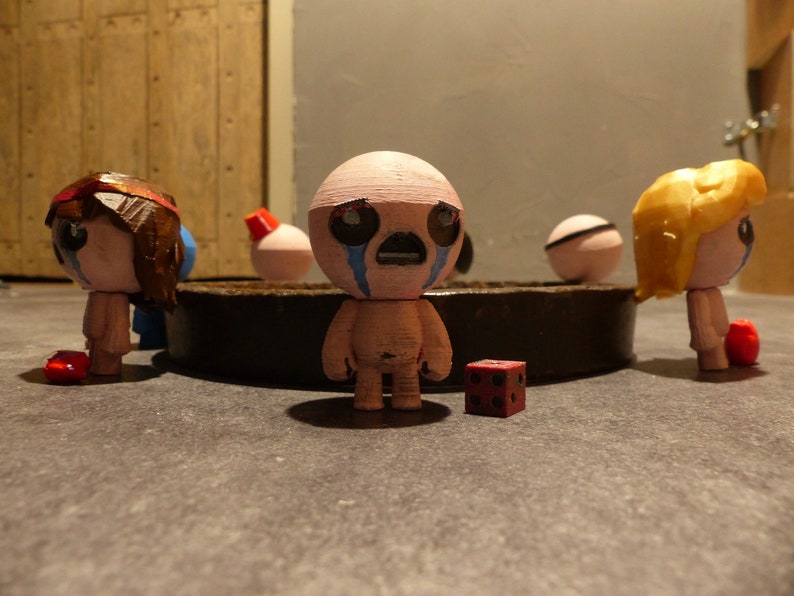 Figurines de tous les personnages de Binding of Isaac Repentance Isaac