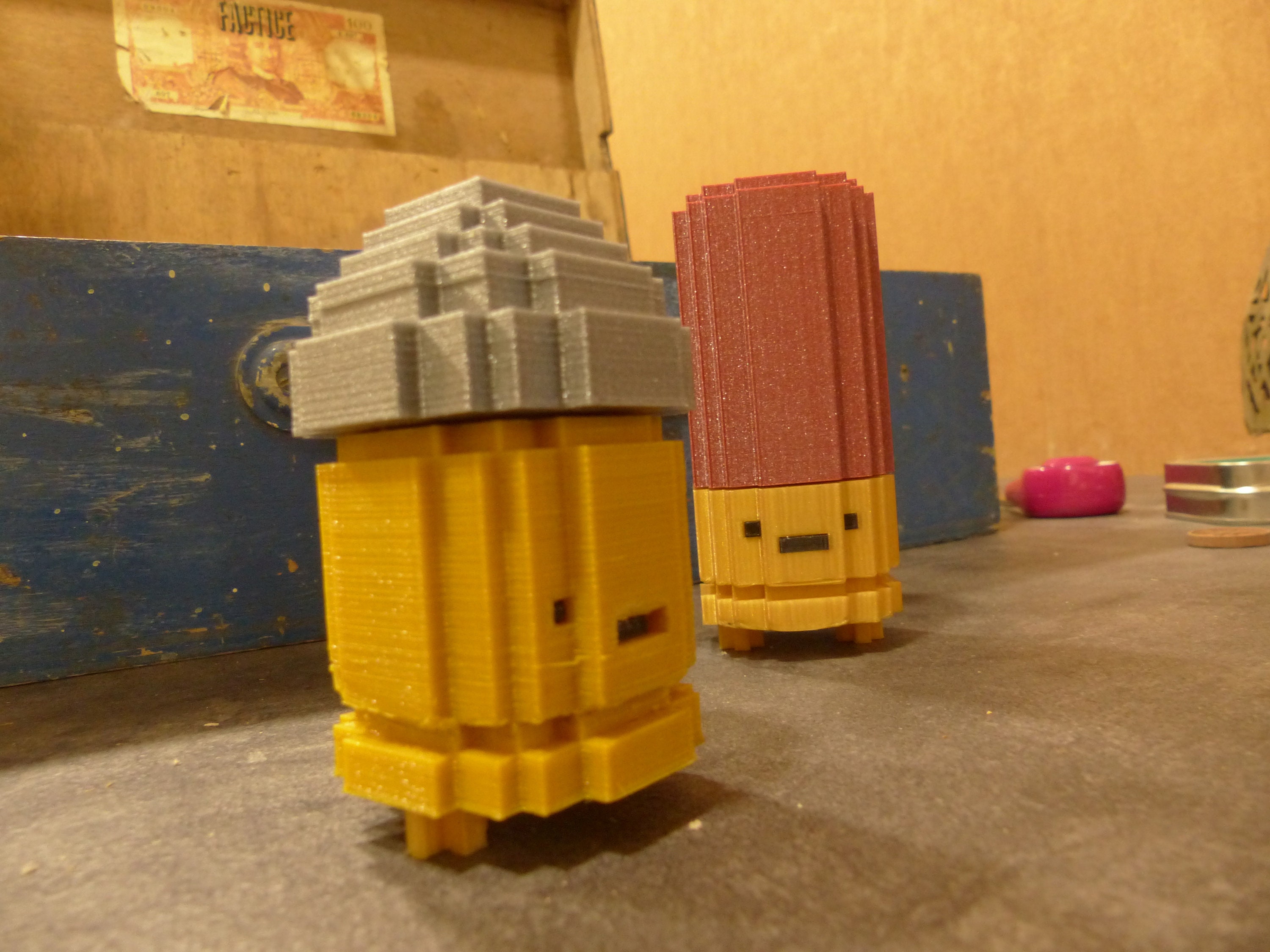Kin And Mini Kin Shotgun Voxel-style Shotgun Kin and Bullet Kin (enter the Gungeon) - Etsy