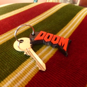 Doom keychain