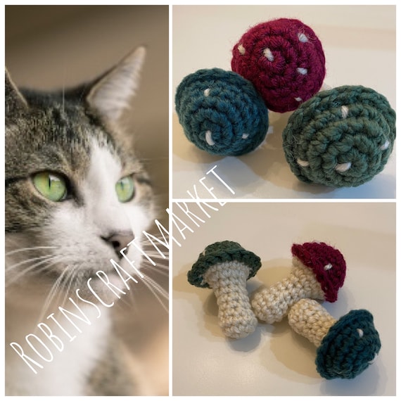 Catnip Shrooms Magic Mushrooms Catnip Toy Mushroom Cat Toy Etsy